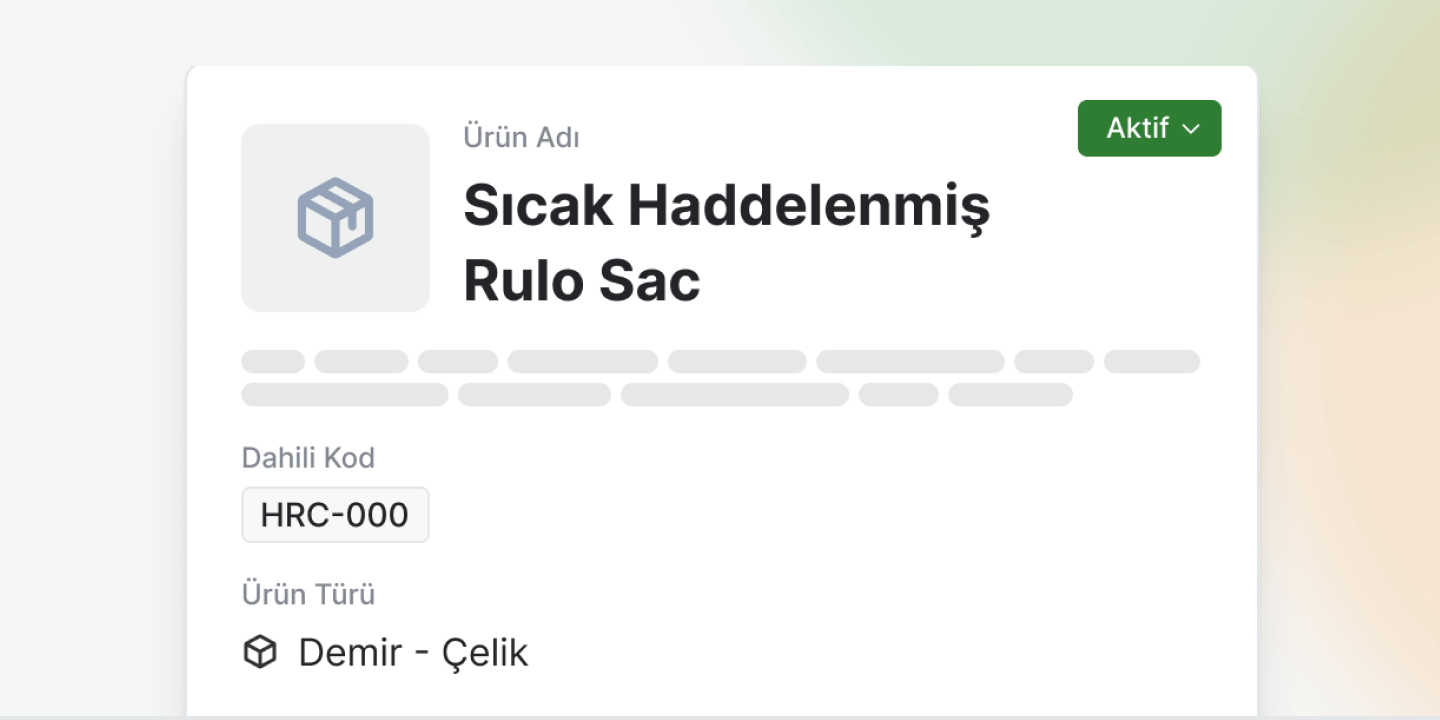 Ürünler